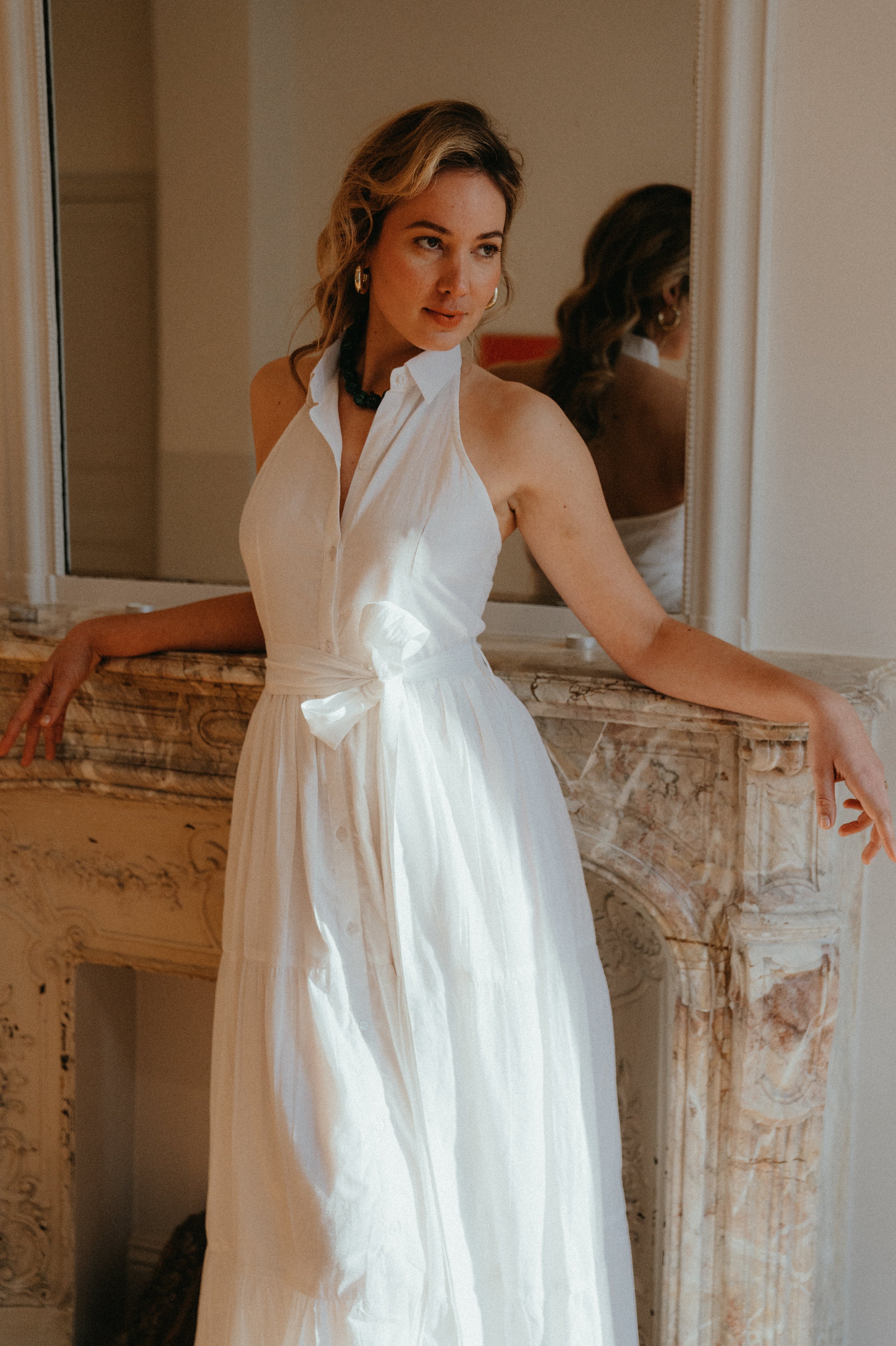 madeleine white bridesmaid dress Olimpia – Joly 2021 1920s Style Flapper Dress, US SIZE:4