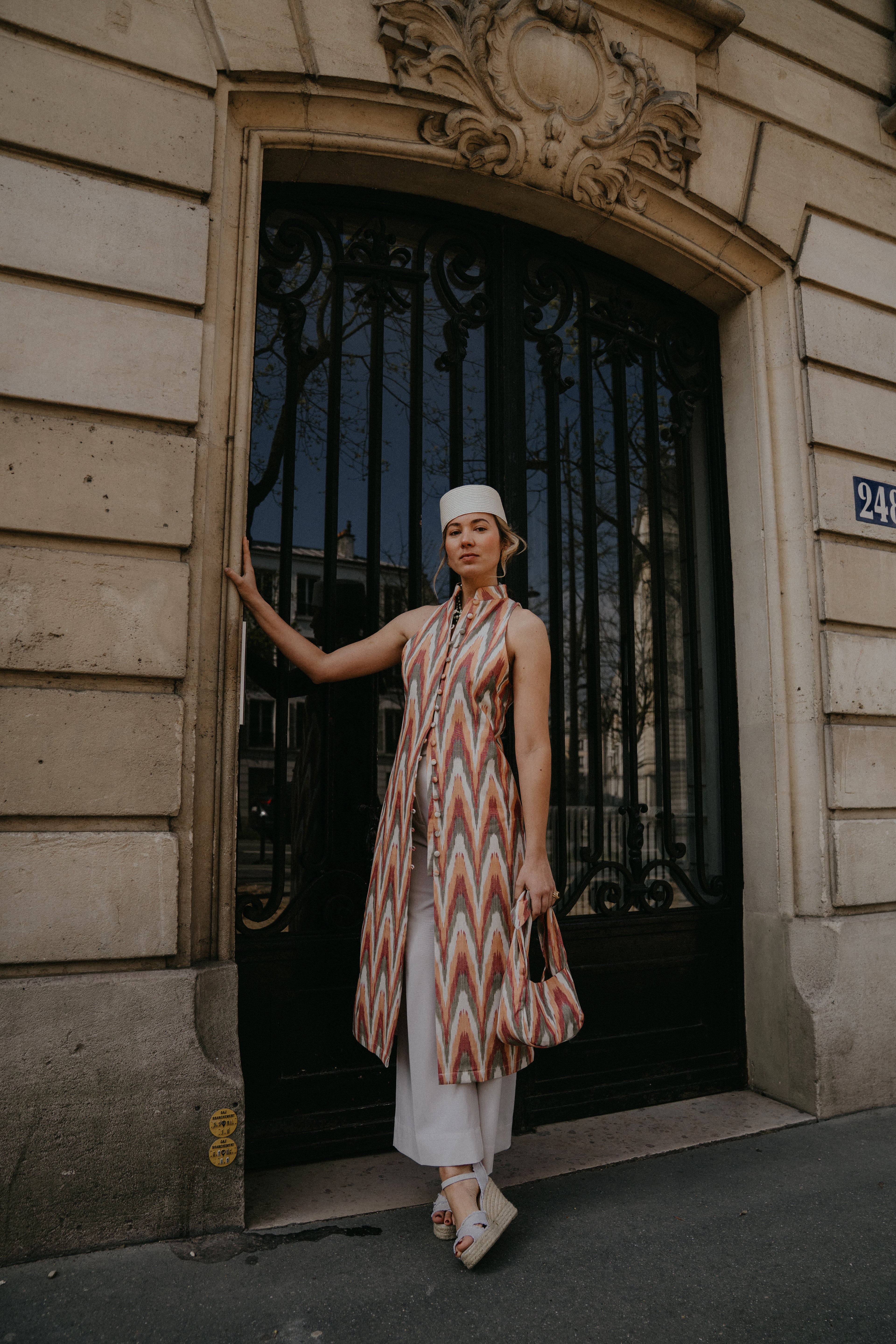 Alexandrine Long Vest