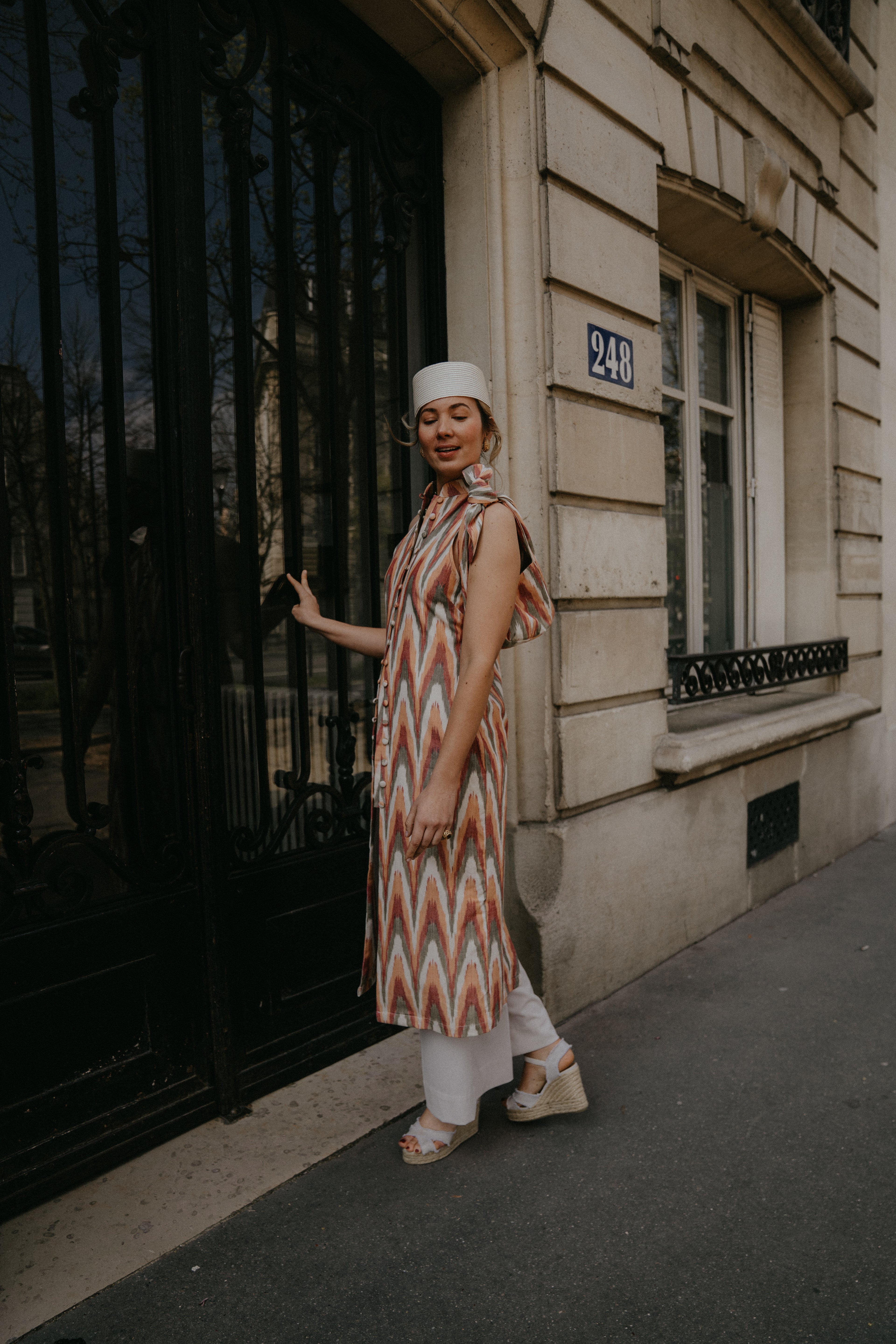 Alexandrine Long Vest