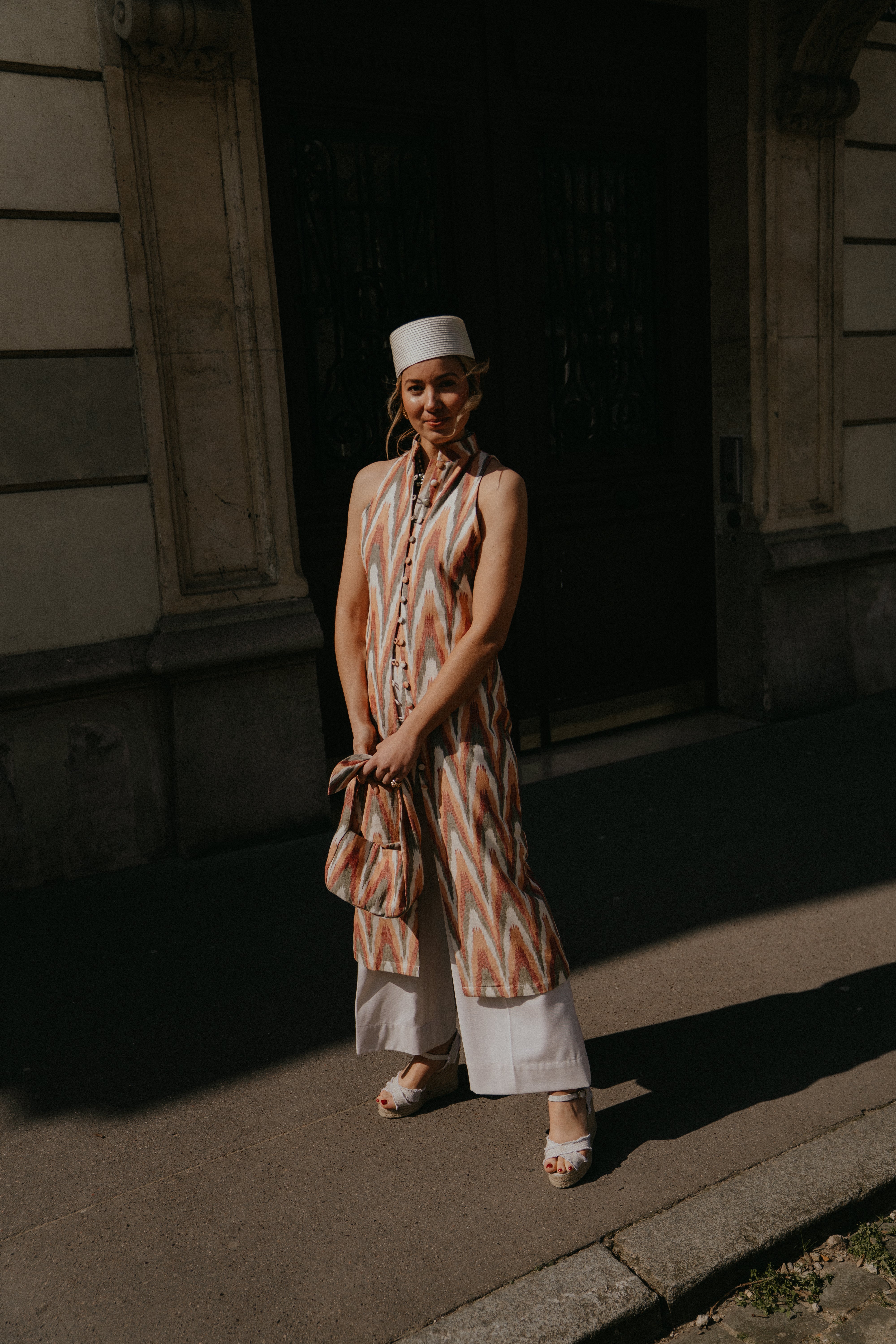 Alexandrine Long Vest | Madeleine Joly