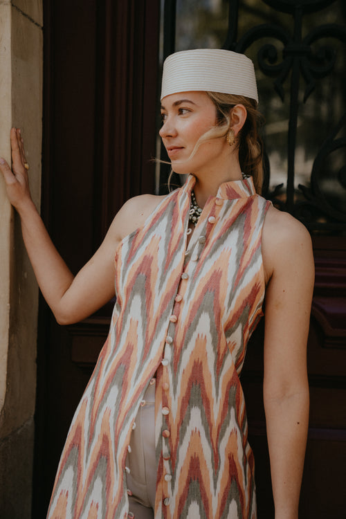 Alexandrine Long Vest
