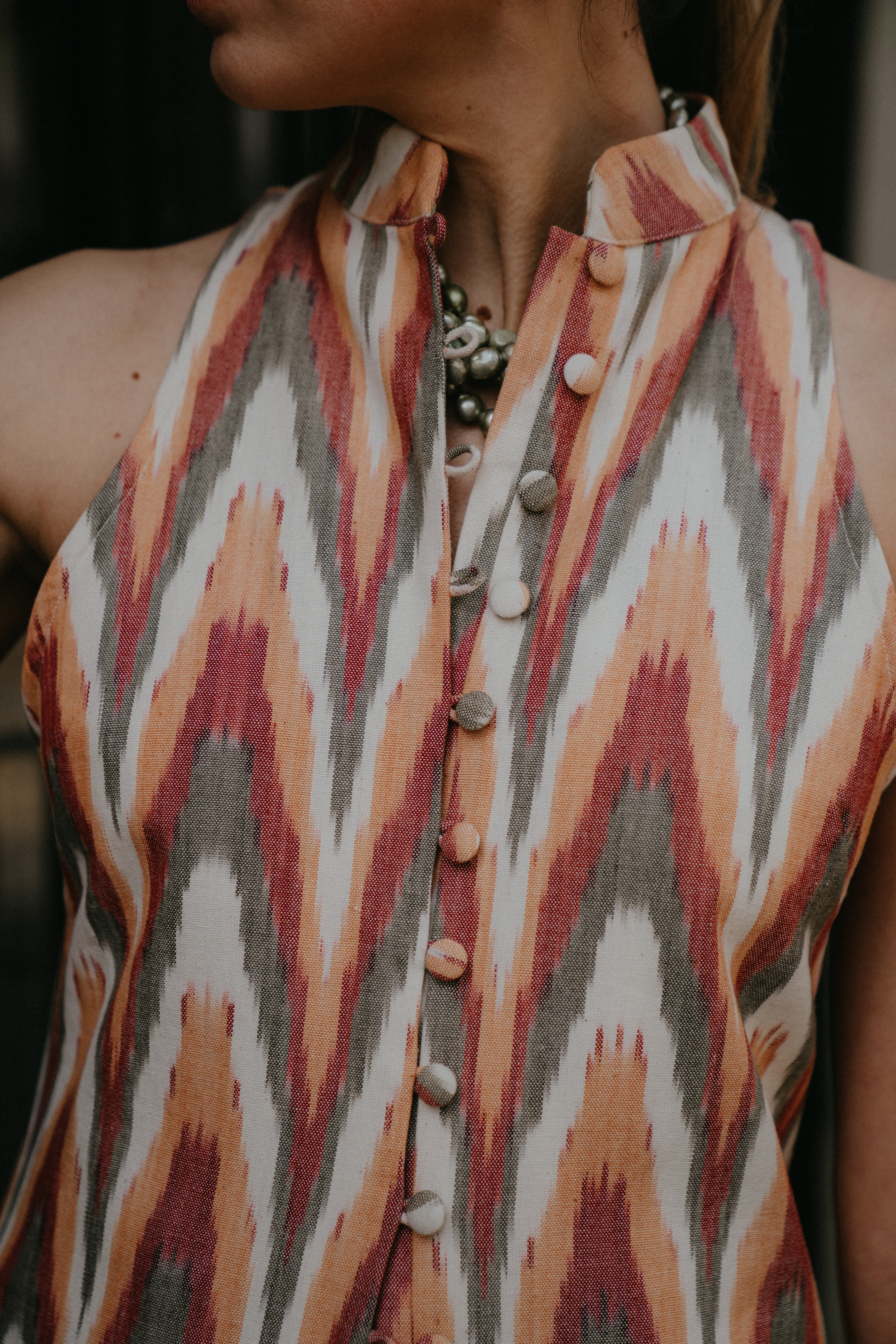 Alexandrine Long Vest