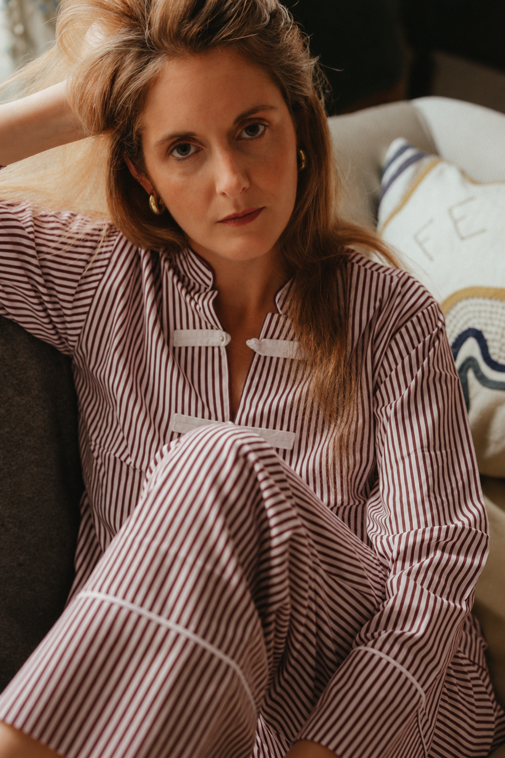 Roxane Pyjama - Maroon