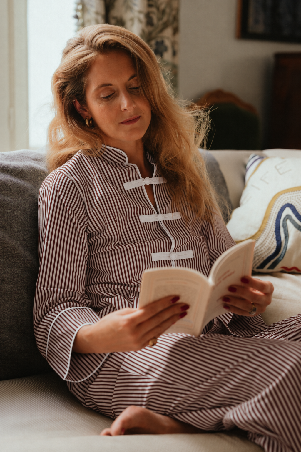 Roxane Pyjama - Maroon