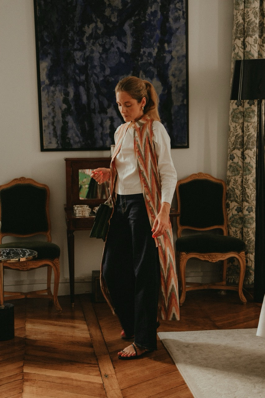 Gilet long Alexandrine