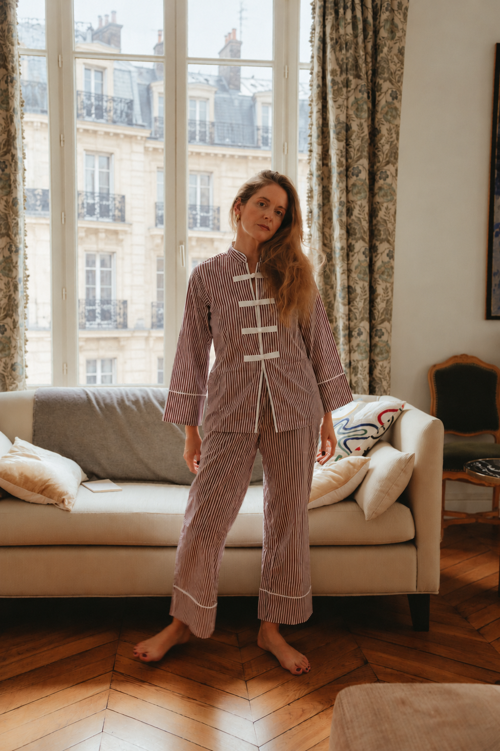 Pyjama Roxane - Bordeaux